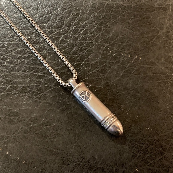 David Yurman White Diamond Bullet 